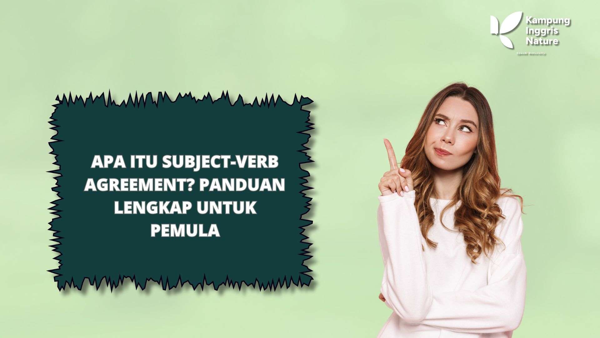 subject verb agreement adalah